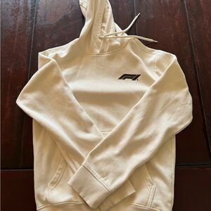Cream Hoodie for Men Formula 1